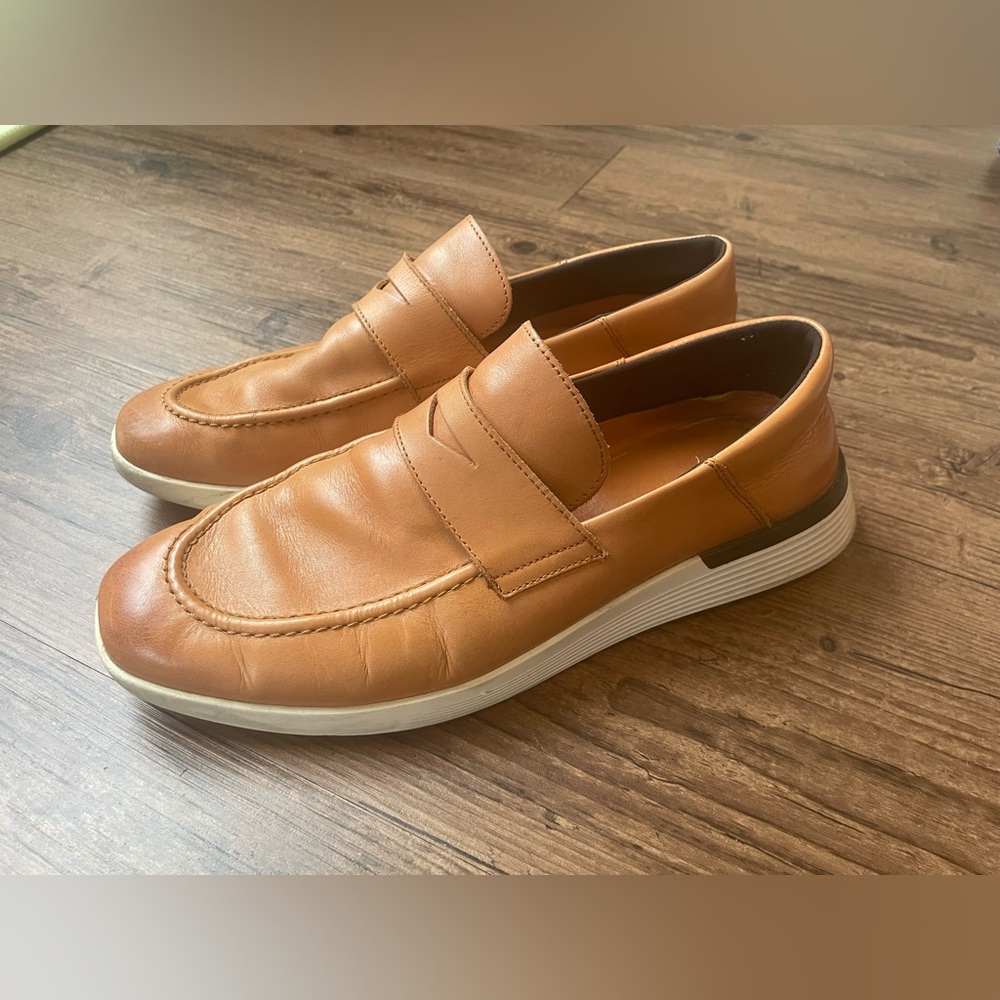 Wolf & Shepherd Crossover Calfskin Loafers Size 10.5